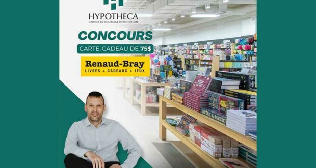 Gagnez 75$ chez Renaud-Bray