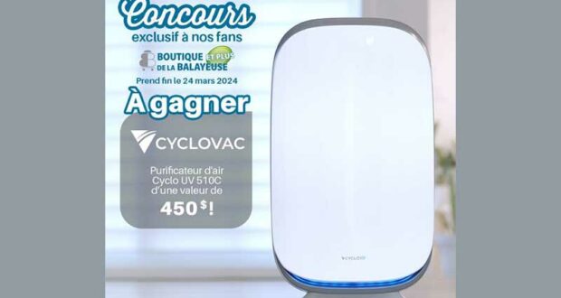 Gagnez le purificateur d'air Cyclo UV 510C