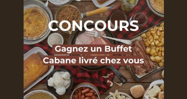 Gagnez un buffet Cabane classique 4 personnes livré chez vous