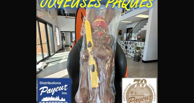 Gagnez un méga lapin en chocolat (Distributions Payeur)