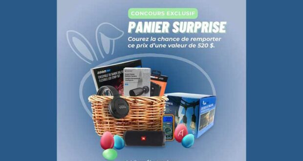 Gagnez un panier-cadeau surprise de 520 $