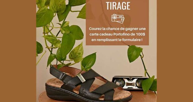 Gagnez une carte cadeau Chaussures Portofino de 100 $