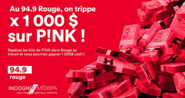 Gagnez 1000 $ CASH