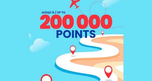 Gagnez jusqu'à 200 000 points Aéroplan