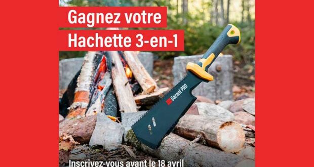 Gagnez la toute nouvelle hachette Garant 3-en-1