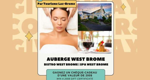 Gagnez un Chèque-cadeau Auberge West Brome de 200 $