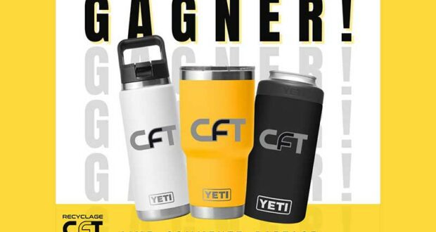 Gagnez un lot de bouteille Yeti