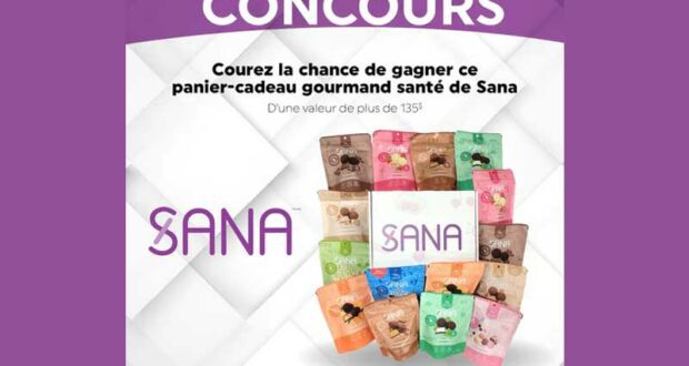 Gagnez un panier-cadeau gourmand et santé de Sana