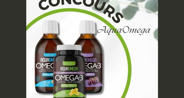 Gagnez un panier de produits AquaOmega de 180 $