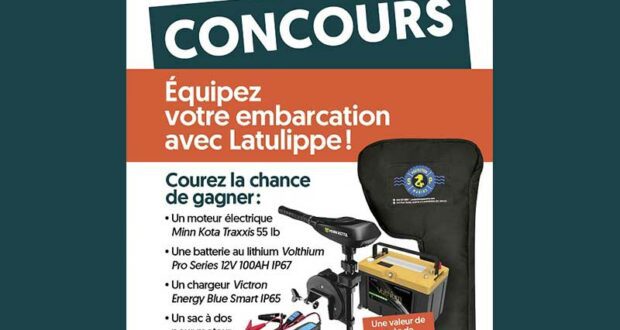 Concours Latulippe - Équipez votre embarcation (2000 $)