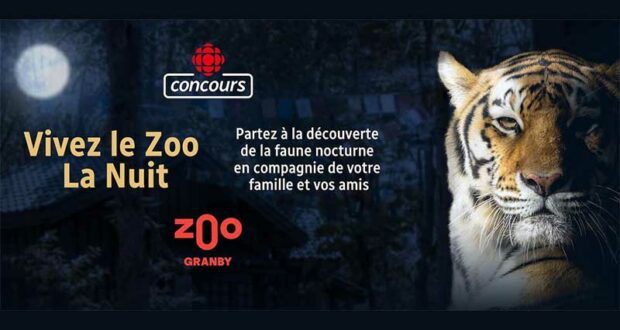 Concours Vivez le Zoo la nuit (2000 $)