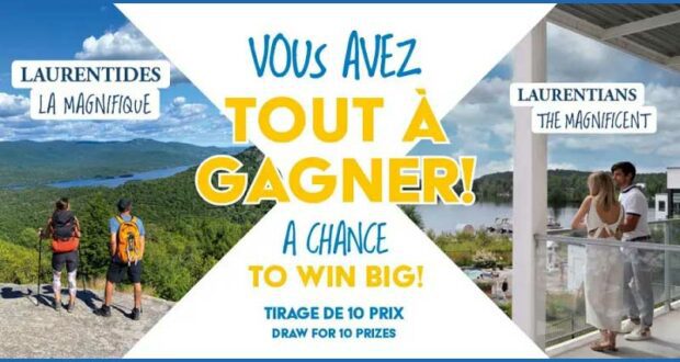 Gagnez 10 forfaits dans Les Laurentides