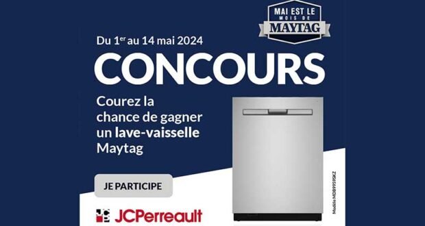 Gagnez un Magnifique Lave-vaisselle Maytag