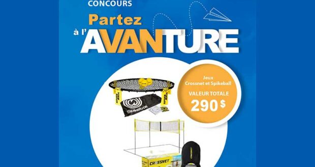 Gagnez un ensemble de jeux Crossnet et Spikeball