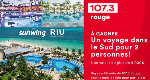 Gagnez 4 forfaits vacances dans le Sud (4000 $ chaque)
