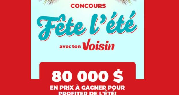 Gagnez 80 000 $ en prix pour profiter de l’été