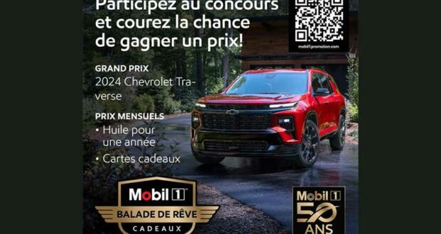 Gagnez une Chevrolet Traverse 2024