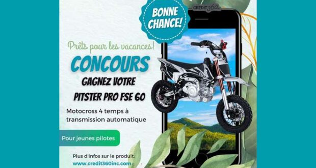 Gagnez une motocross PITSTER PRO FSE 60