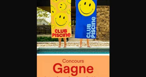 Gagnez 15 duos des nouvelles serviettes Club Piscine