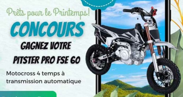 Gagnez une moto pour enfants PITSTER PRO FSE 60