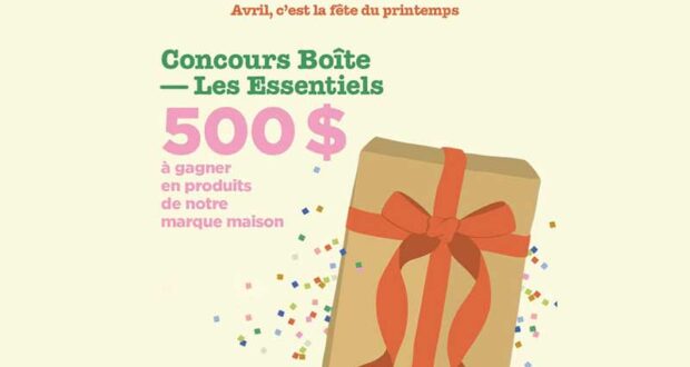 Gagnez une boîte-cadeau les Essentiels d'une valeur de 500$