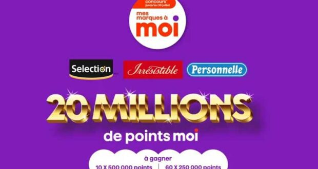 Gagnez 500 000 points Moi d’une valeur de 4 000 $