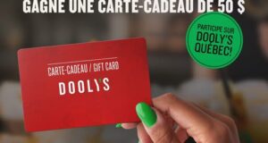 Concours Dooly's Québec - Gagnez une carte-cadeau de 50 $