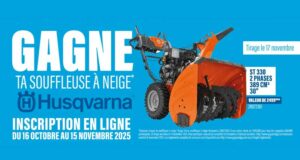 Concours Gagnon Gagnez une Souffleuse à Neige Husqvarna