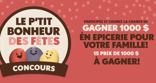 Concours The Little Potato - Gagnez 15 x 1000 $ d’épicerie