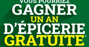 Gagnez Un an d’épicerie et un téléviseur 70″