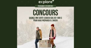 Gagnez une carte-cadeau SAIL de 1 000 $ avec Explore+