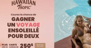 Gagnez un voyage pour deux et une carte cadeau de 250$ Bikini Village