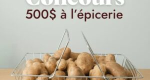 Gagnez une carte cadeau d'épicerie de 500$