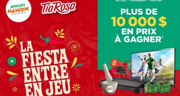 Concours La Fiesta Entre en Jeu - 10000$ en prix à gagner
