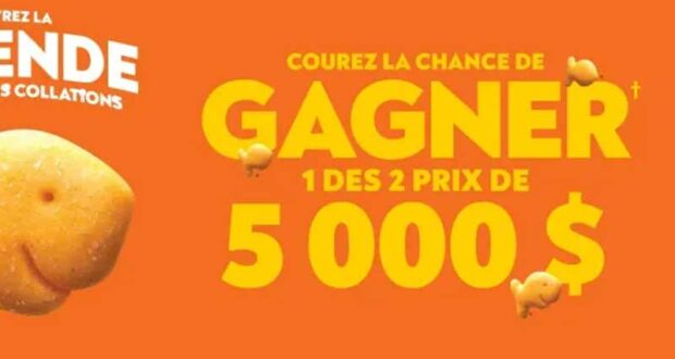 Gagnez 2 grands prix de 5 000 $
