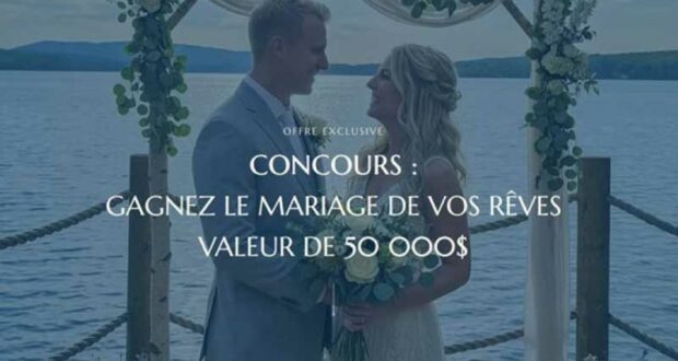 Gagnez un mariage d’une valeur de 50 000 $
