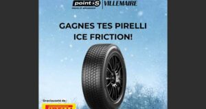 Gagnez 2 certificats-cadeaux Pirelli Ice Friction de 1000$