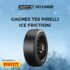 Gagnez 2 certificats-cadeaux Pirelli Ice Friction de 1000$