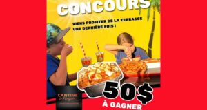 Gagnez une carte-cadeau de 50$ chez Cantine La Fringale